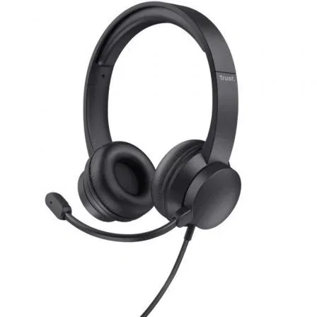Trust HS-150 Auriculares con Micrófono Jack 3,5mm Negro Trust HS-150 Auriculares con Micrófono Jack 3,5mm Negro